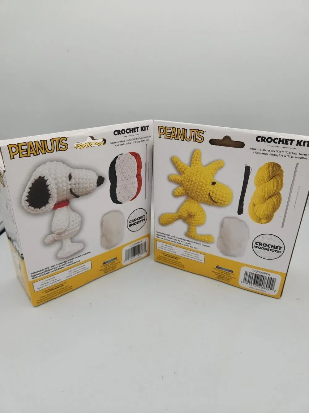 Peanuts Crochet Kit Snoopy & Woodstock Set (2 Kits)